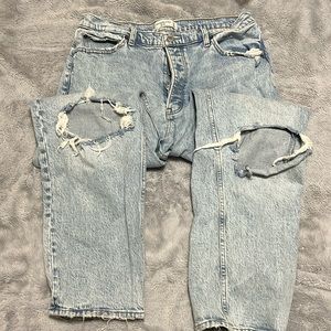 Abercrombie and Fitch Dad Jeans